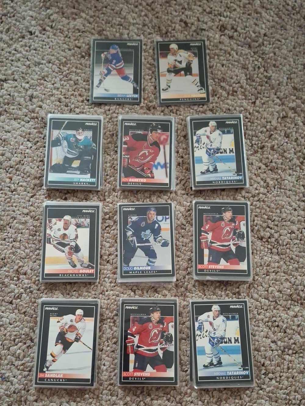 92 Pinnacle 1992 Hockey Cards